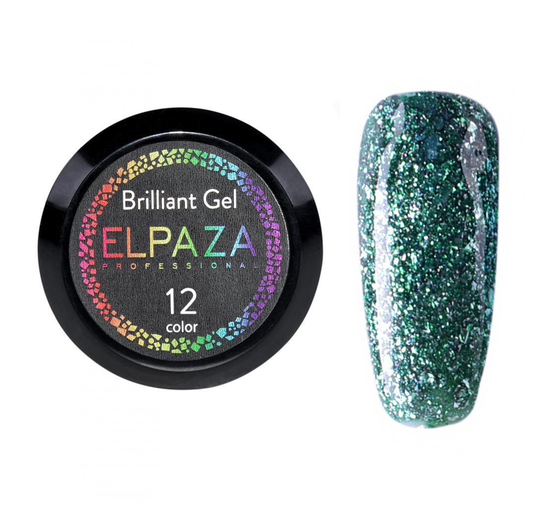 Elpaza гель-краска Brilliant gel № 12