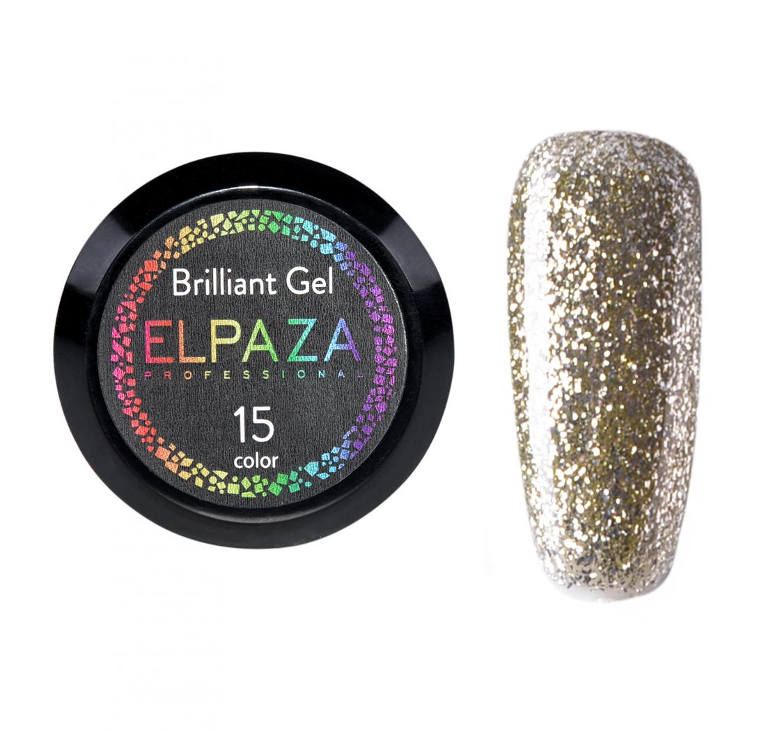 Elpaza гель-краска Brilliant gel № 15