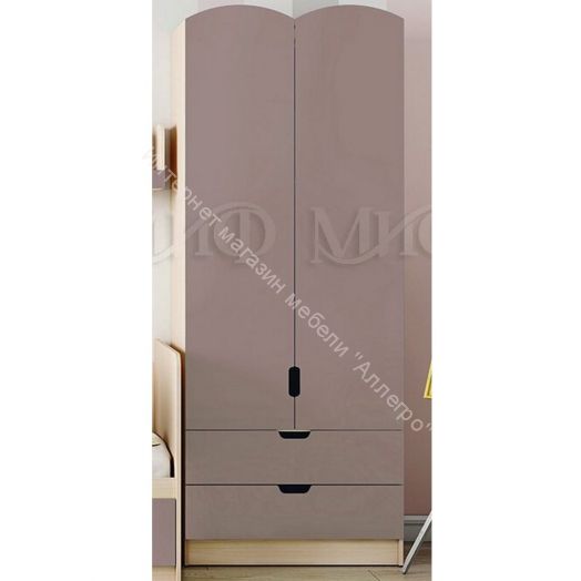 Шкаф "Юниор-3" Шарли Пинк, Дуб Беленый