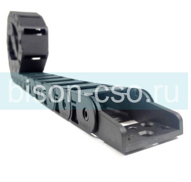 Кабель-канал гибкий 18х37 R38 TMX1800.37.38 полузакрытый (коннекторы в комплекте)