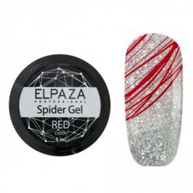 ELPAZA Spider Gel паутинка №4 RED