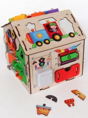 Бизиборд домик Светофор мини Yoshatoys