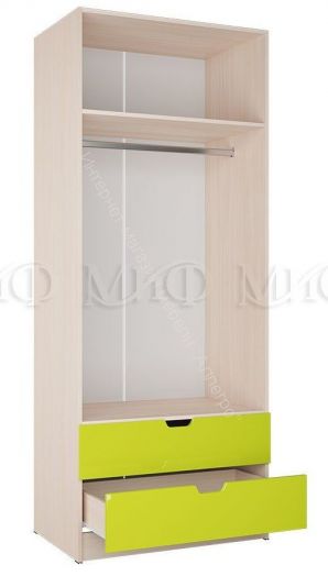 Детская "Юниор-3" Мульт Лайм металлик, Дуб Беленый