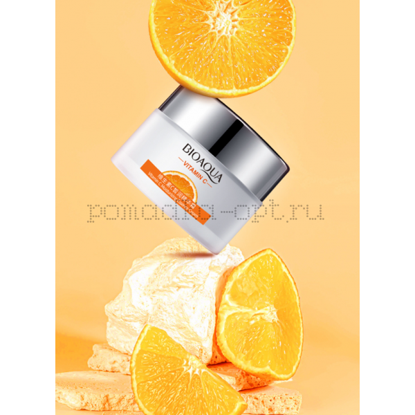 Крем зволожуючий Bioaqua Vitamin C Moisturizing Essence Cream, з вітаміном С, 50 мл