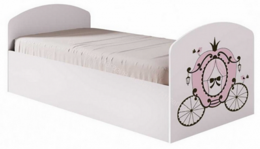 Кровать "Юниор-2" ЛДСП 2,0*0,8 м Принцесса