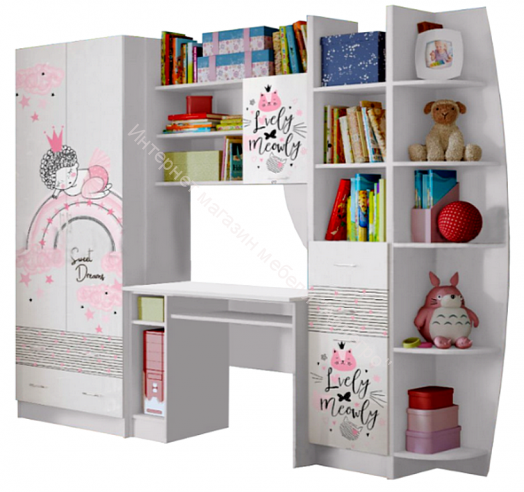 Стенка "Юниор-2" ЛДСП Принцесса-1