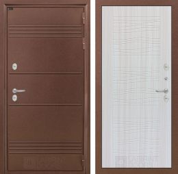 Входная дверь Лабиринт Термо Лайт 06 Сандал белый