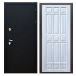 Дверь входная металлическая Great Doors X5 Черный муар ФЛ-33 Сандал Светлый