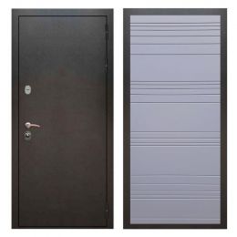 Дверь входная Great Doors Х5 Серебро Антик  ФЛ-14 Силк Титан