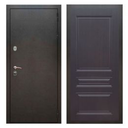 Дверь входная Great Doors Х5 Серебро Антик  ФЛ-243 Венге
