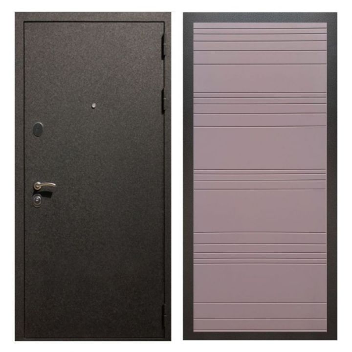 Дверь входная металлическая Great Doors X5 Черный крокодил ФЛ-14 Ясень Шоколад