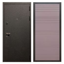 Дверь входная металлическая Great Doors X5 Черный крокодил ФЛ-14 Ясень Шоколад