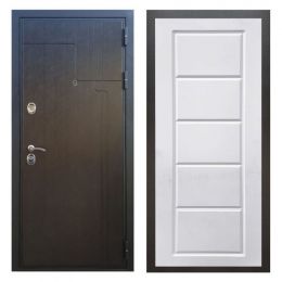 Дверь входная металлическая Great Doors Х246 Венге ФЛ-39 Белый Софт