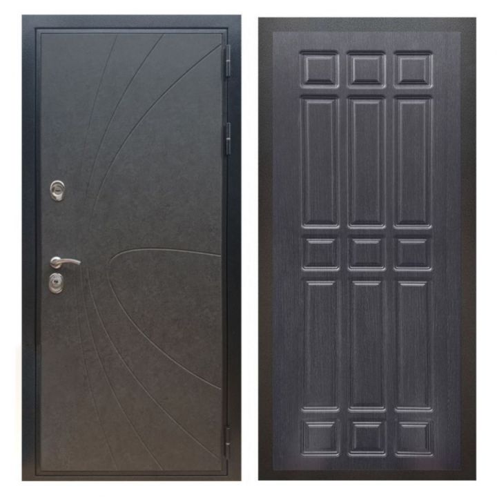 Дверь входная Great Doors X248 Штукатурка Графит ФЛ-33 Венге