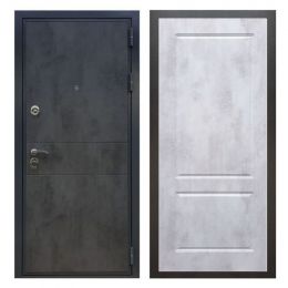 Дверь входная Great Doors X290 Бетон Темный ФЛ-117 Бетон Светлый