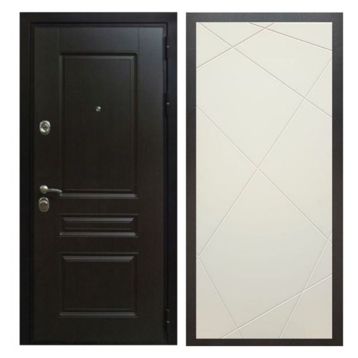 Дверь входная металлическая Great Doors Х Премиум Венге ФЛ-291 Софт Шампань