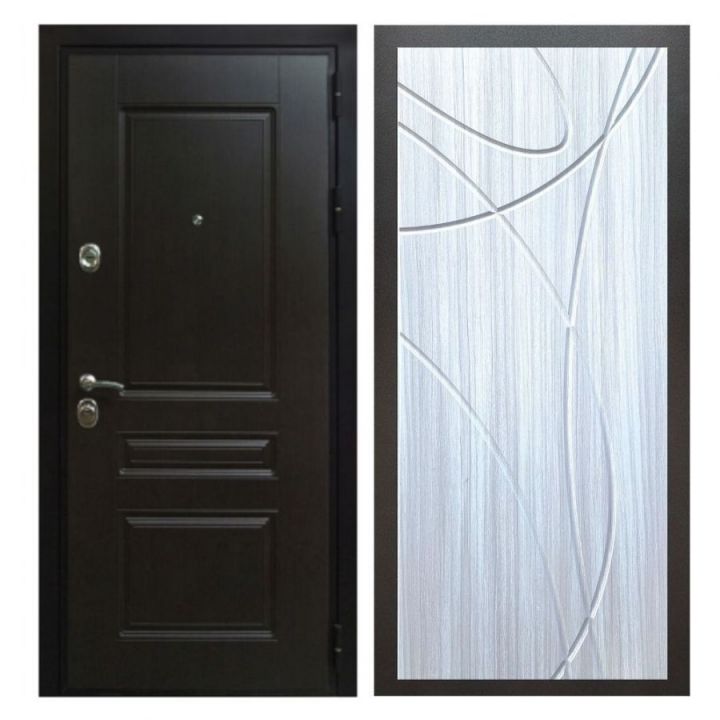 Дверь входная металлическая Great Doors Х Премиум Венге ФЛ-247 Сандал Светлый