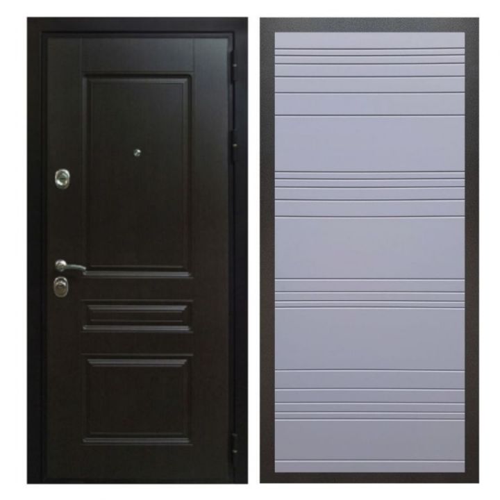 Дверь входная металлическая Great Doors Х Премиум Венге ФЛ-14 Силк Титан
