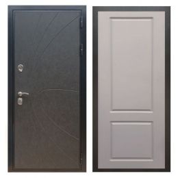 Дверь входная Great Doors X248 Штукатурка Графит ФЛ-117 Софт Грей