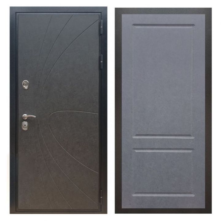 Дверь входная Great Doors X248 Штукатурка Графит ФЛ-117 Штукатурка Графит