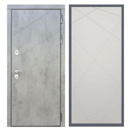 Дверь входная Great Doors Х22 Бетон Темный ФЛ-291 Софт Шампань