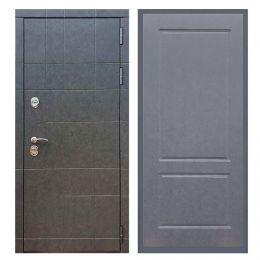 Дверь входная Great Doors Х21 Штукатурка Графит ФЛ-117 Штукатурка Штукатурка Графит