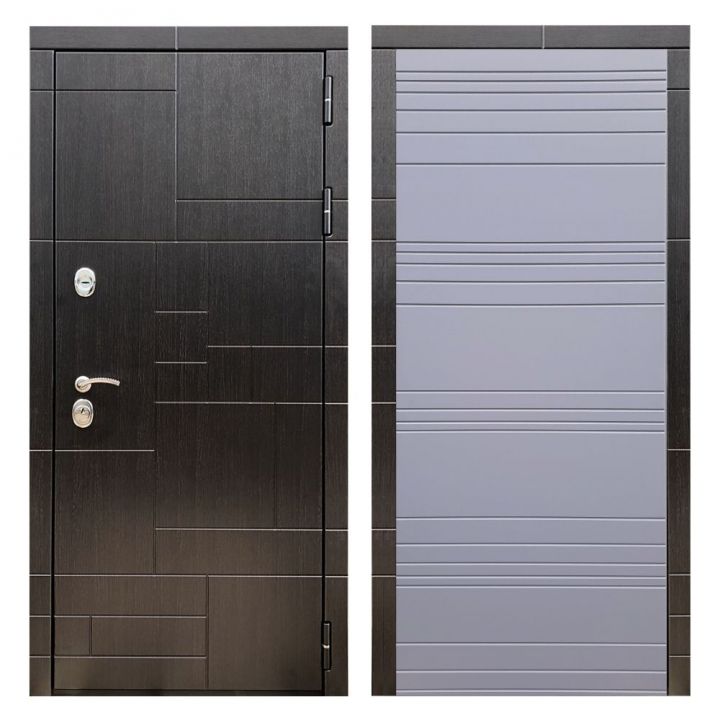 Дверь входная металлическая Great Doors Х20 Венге ФЛ-14 Силк Титан