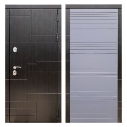 Дверь входная металлическая Great Doors Х20 Венге ФЛ-14 Силк Титан