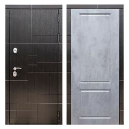 Дверь входная металлическая Great Doors Х20 Венге ФЛ-117 Бетон Темный