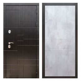 Дверь входная металлическая Great Doors Х20 Венге ФЛ-290 Бетон Светлый