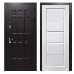 Дверь входная металлическая Great Doors Х8 Венге ФЛ-39 Белый Софт