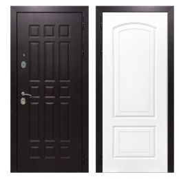 Дверь входная металлическая Great Doors Х8 Венге ФЛ-138 Белый Софт