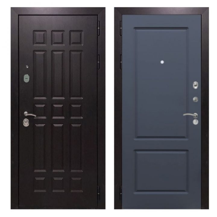 Дверь входная металлическая Great Doors Х8 Венге ФЛ-117 Силк Титан