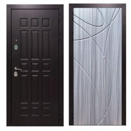 Дверь входная металлическая Great Doors Х8 Венге ФЛ-247 Сандал Серый