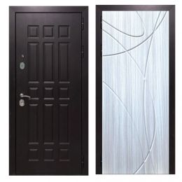 Дверь входная металлическая Great Doors Х8 Венге ФЛ-247 Сандал Светлый