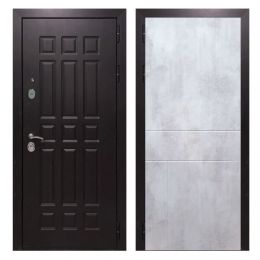 Дверь входная металлическая Great Doors Х8 Венге ФЛ-290 Бетон Светлый