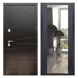 Дверь входная Great Doors Х20 Венге Зеркало Макси Венге