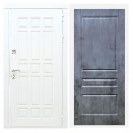 Дверь входная Great Doors Х8 Белая Шагрень ФЛ-243 Бетон Темный