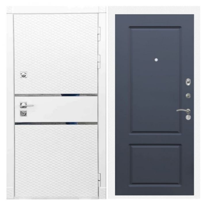Дверь входная Great Doors Х15 Белый Софт ФЛ-117 Силк Титан