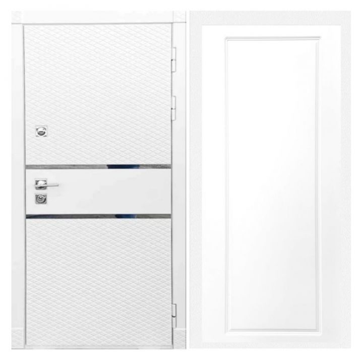 Дверь входная Great Doors Х15 Белый Софт ФЛ-119 Белый Софт