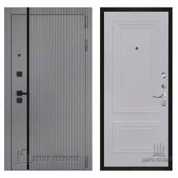 Дверь входная Двери Регионов Президент Лайн Силк Титан Престиж Серый шелк