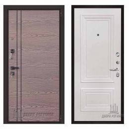 Дверь входная Двери Регионов LIBERTY V2 Престиж Эмаль Белая