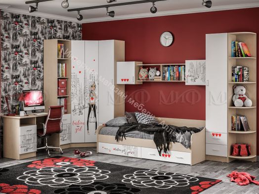 Кровать выдвижная "Вега NEW Girl" 2,0/1,96*0,9 м