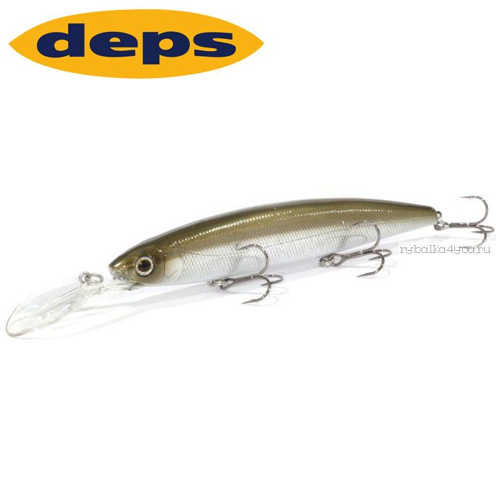 Воблер DEPS Balisong Minnow 130SF Longbill 130 мм / 26.5 гр / тест 2.5-3 гр / цвет: 09