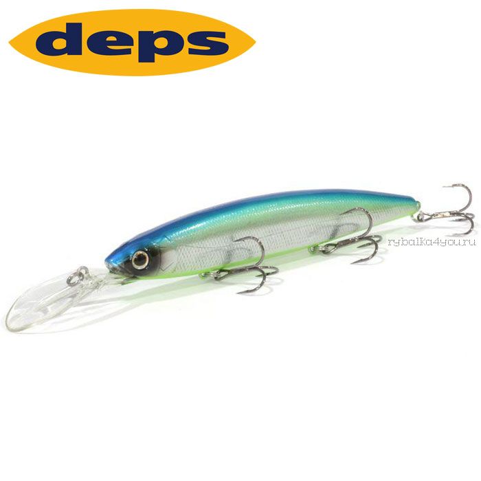 Воблер DEPS Balisong Minnow 130SF Longbill 130 мм / 26.5 гр / тест 2.5-3 гр / цвет: 21