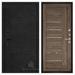 Дверь входная Двери Регионов QUATRO 2110 Серый Велюр