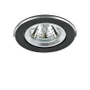 Светильник Встраиваемый Lightstar BANALE WENG CYL 011008 Черный, Хром, Металл / Лайтстар