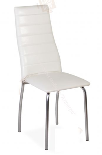 Кухонный стул "Волна" Аттика белый/хром