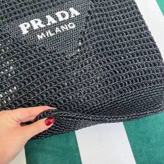 Prada Raffia Tote bag 51x45 cm