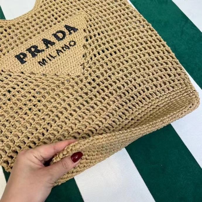Prada Raffia Tote bag 51x45 cm